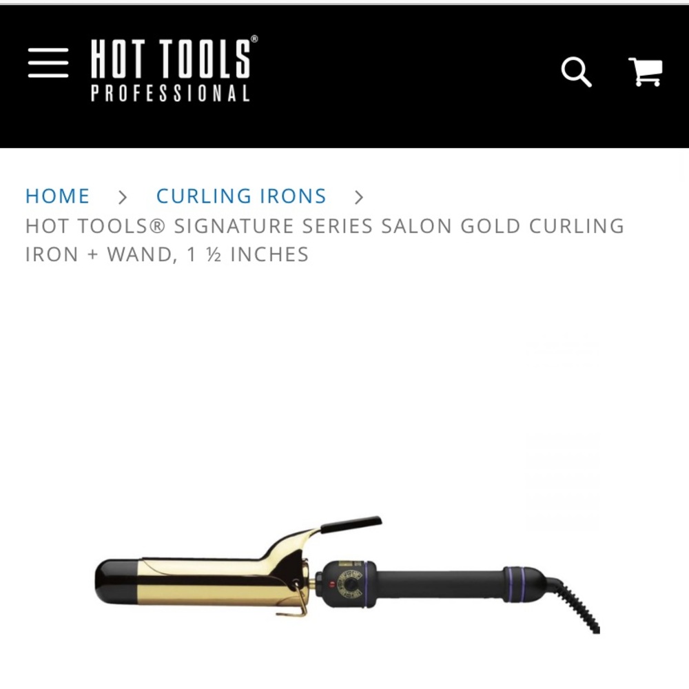 💥 HOT TOOLs curling wand 1 1/2 inches